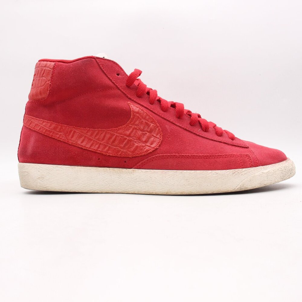 Nike Blazer Mid Premium Vintage Gym Red Men's Size 12 Athletic Shoes Sneakers